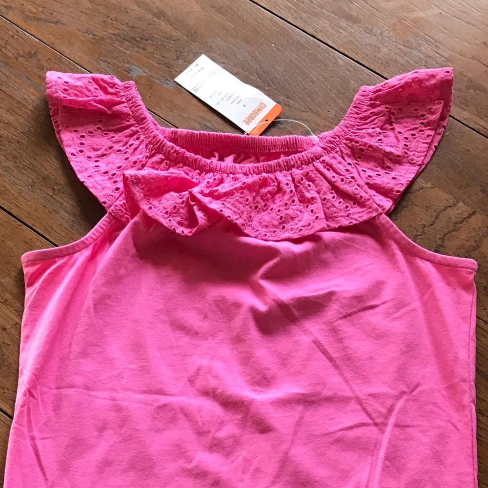 NWT Beautiful Gymboree pink eyelet Girls Set Sz 7 - Picture 3 of 9